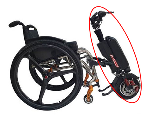 휠체어 동력 보조장치